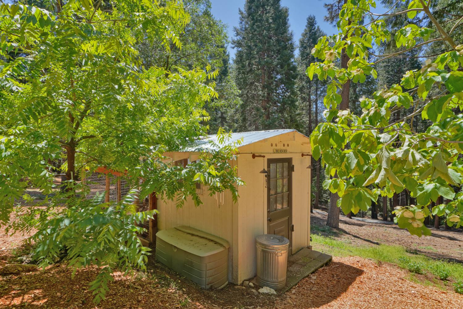2320 Old Blair Mill Road Pollock Pines, CA 95726 - Photo 34 of 45 Chicken coop house and run.