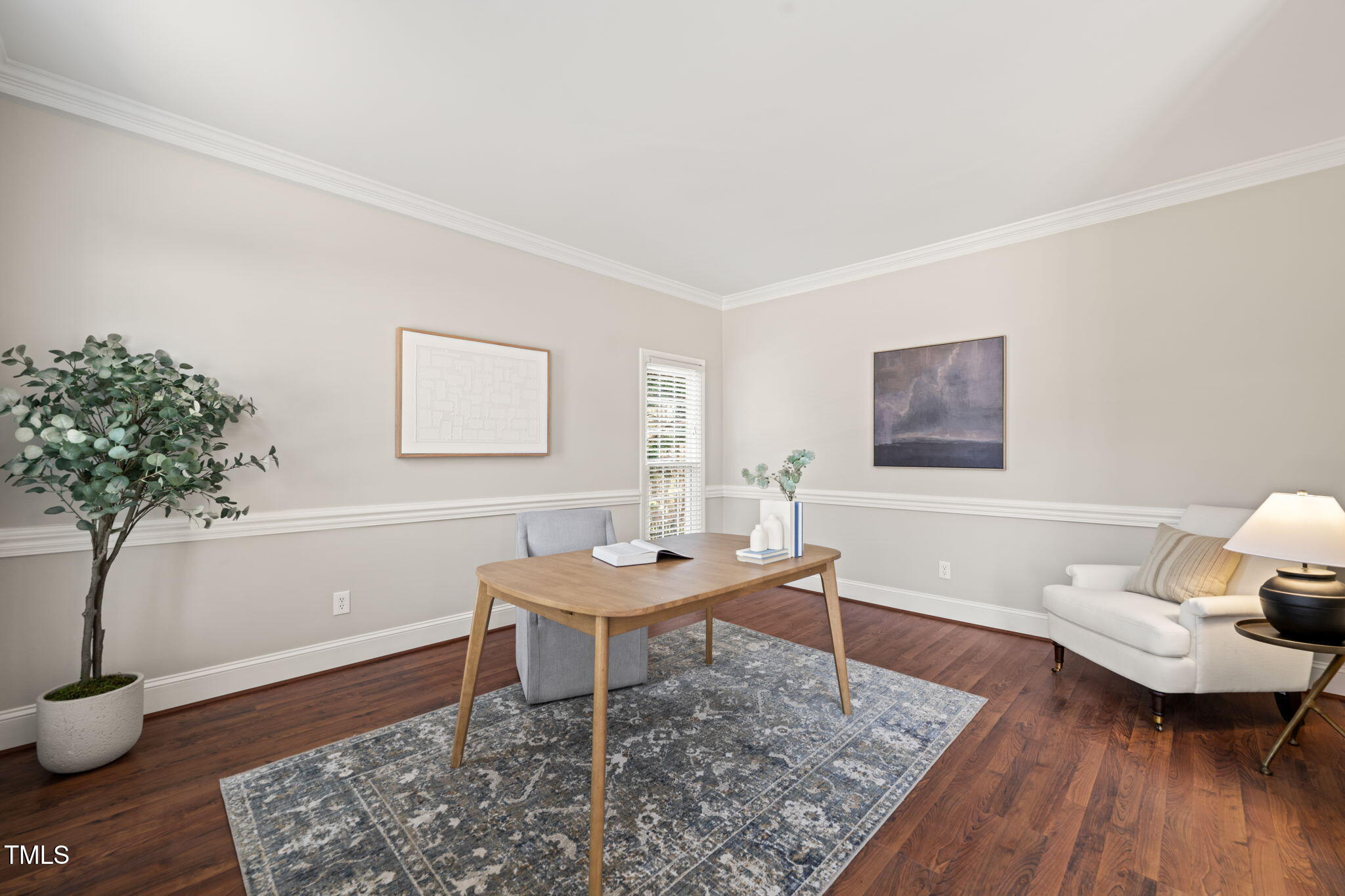 1708 Turtle Ridge Way Raleigh, NC 27614 - Photo 7 of 51 a living room with furniture and wooden floor