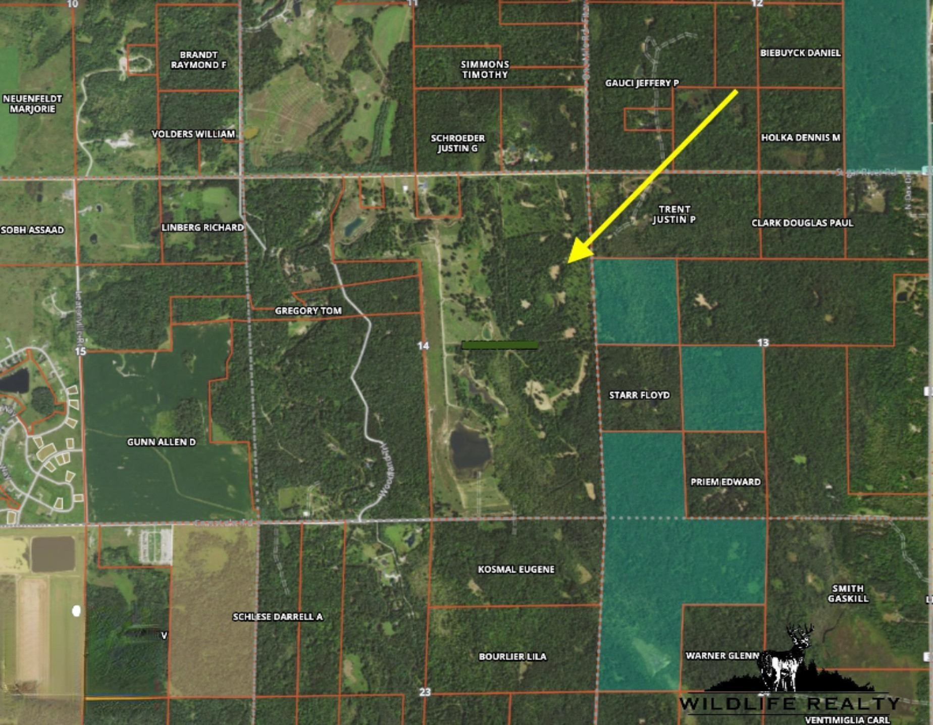 775 Sugar River Road Gladwin, MI 48624 - Photo 124 of 124 Plat Map
