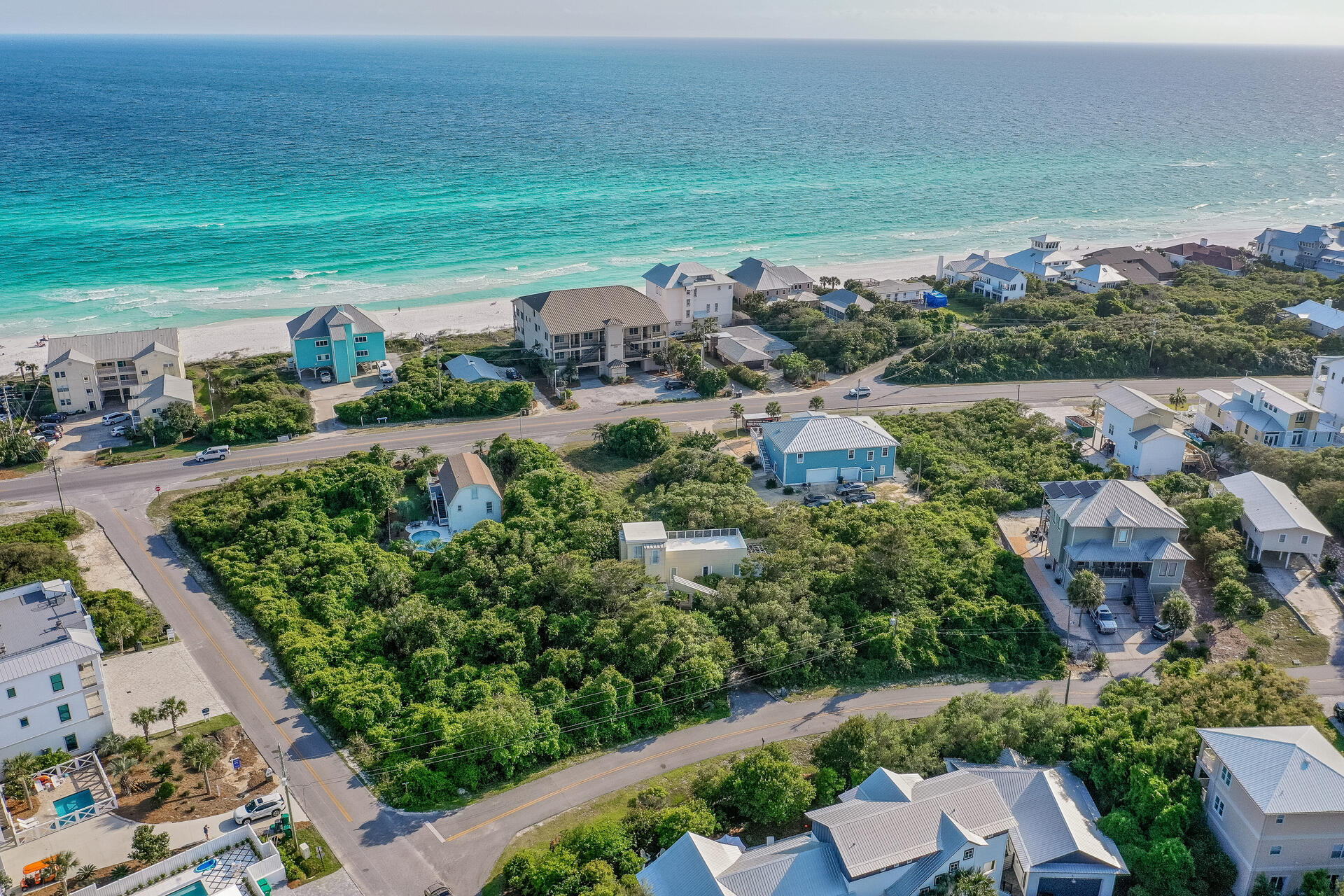25 A Baird Road Santa Rosa Beach, FL 32459 - Photo 6 of 12 an aerial view of a house with a yard