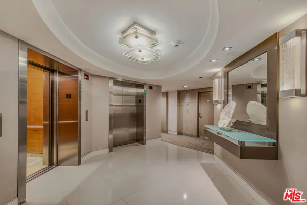 a swimming pool with a rug