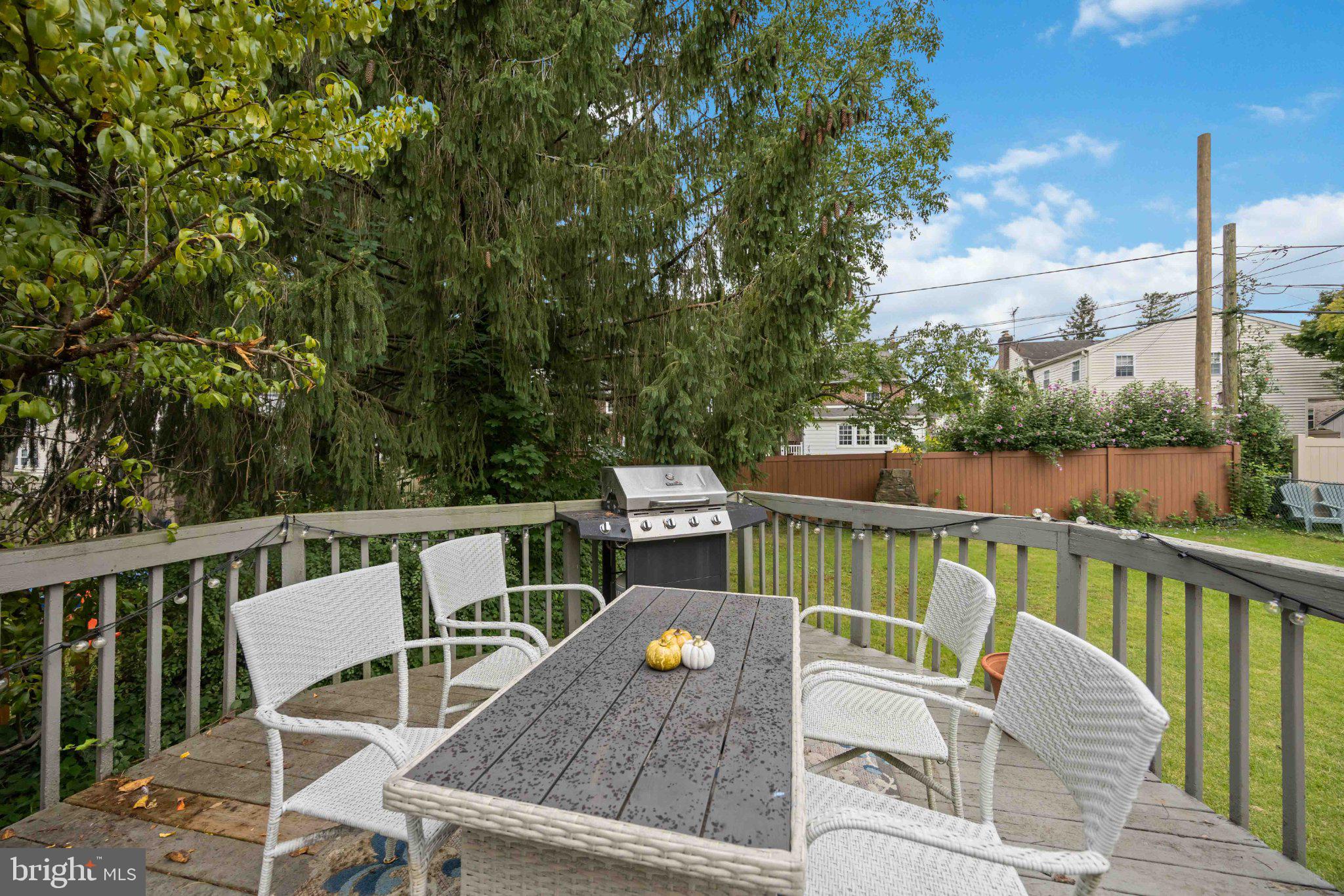 2016 Moreland Road Abington, PA 19001 - Photo 22 of 27 Deck Overlooking the Rear Yard