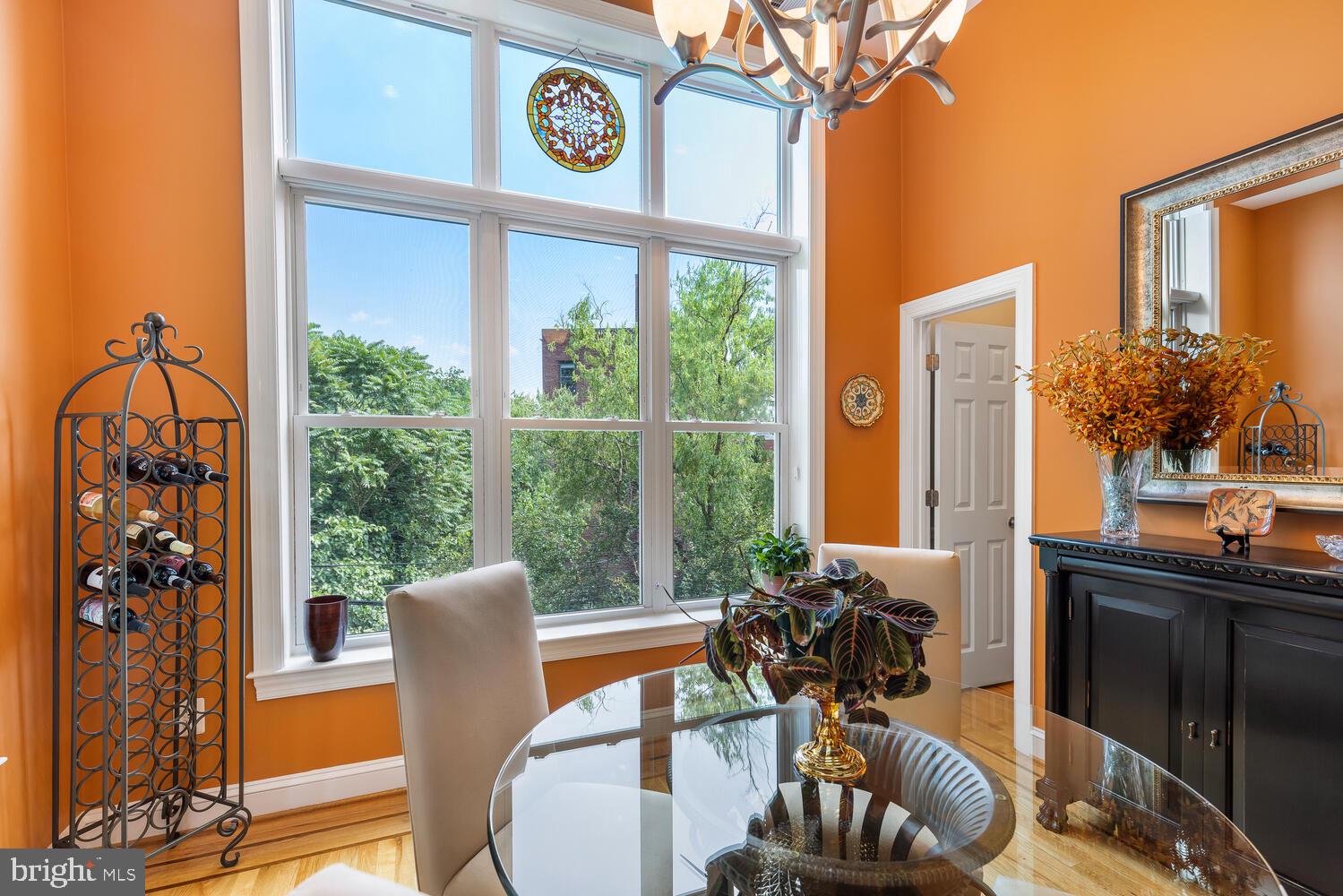 1328 Park Road Northwest, Unit D Washington, DC 20010 - Photo 14 of 53 Sunny dining area with expansive windows