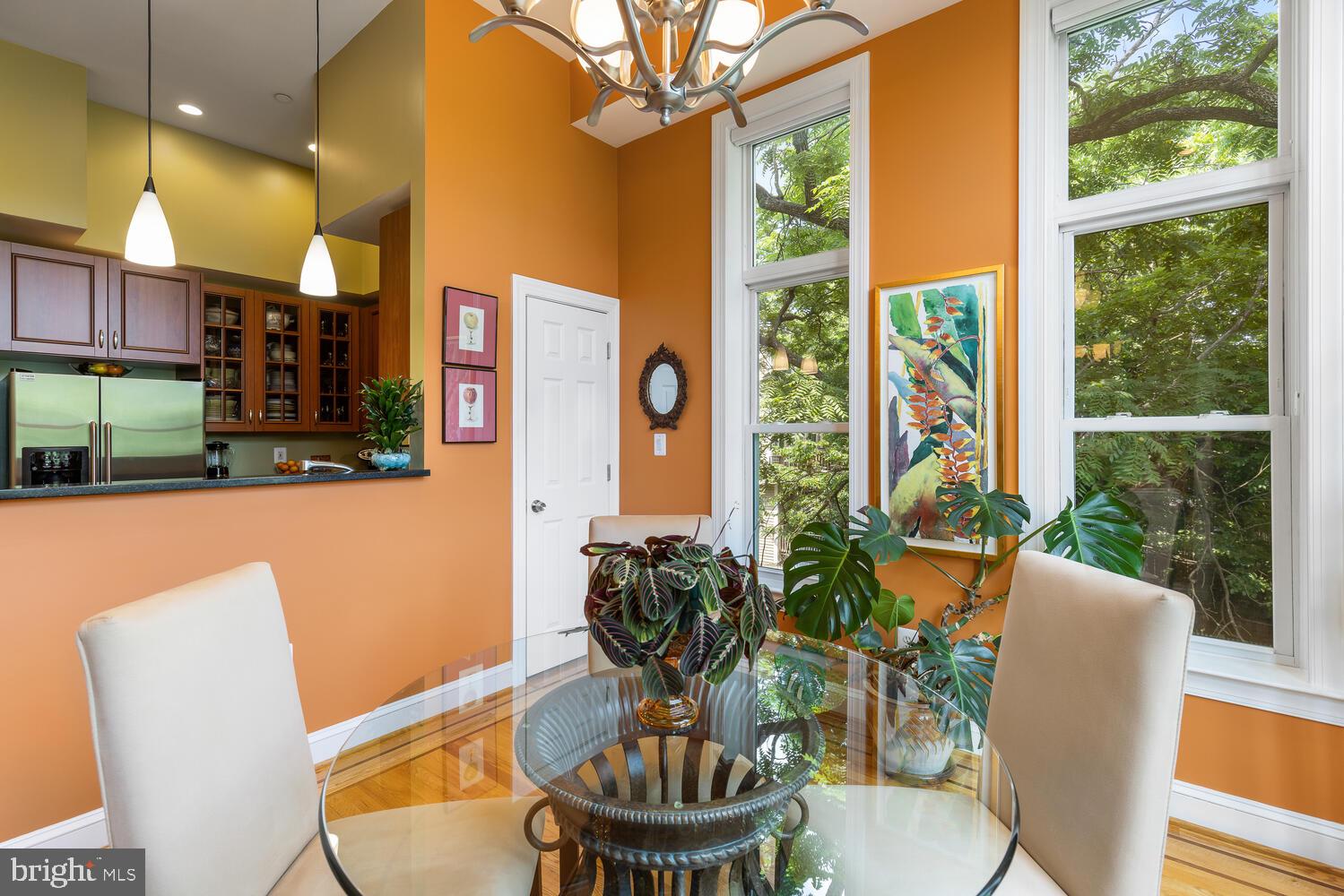 1328 Park Road Northwest, Unit D Washington, DC 20010 - Photo 15 of 53 Sunny dining area with expansive windows