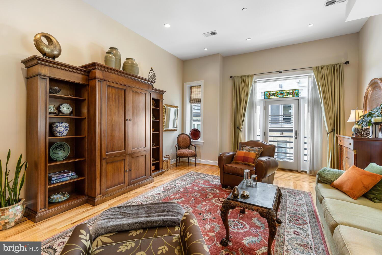 1328 Park Road Northwest, Unit D Washington, DC 20010 - Photo 22 of 53 Living room w 12ft ceilings + beautiful hardwood
