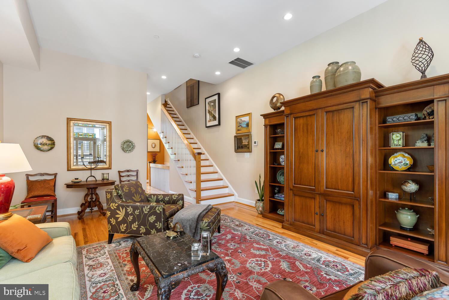 1328 Park Road Northwest, Unit D Washington, DC 20010 - Photo 23 of 53 Living room w 12ft ceilings + beautiful hardwood