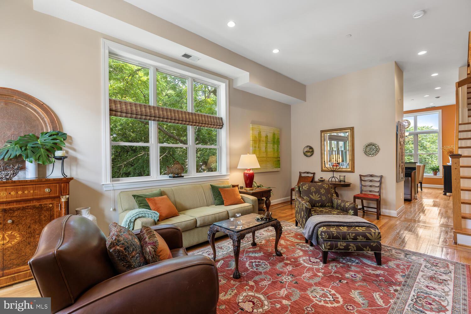 1328 Park Road Northwest, Unit D Washington, DC 20010 - Photo 24 of 53 Living room w 12ft ceilings + beautiful hardwood