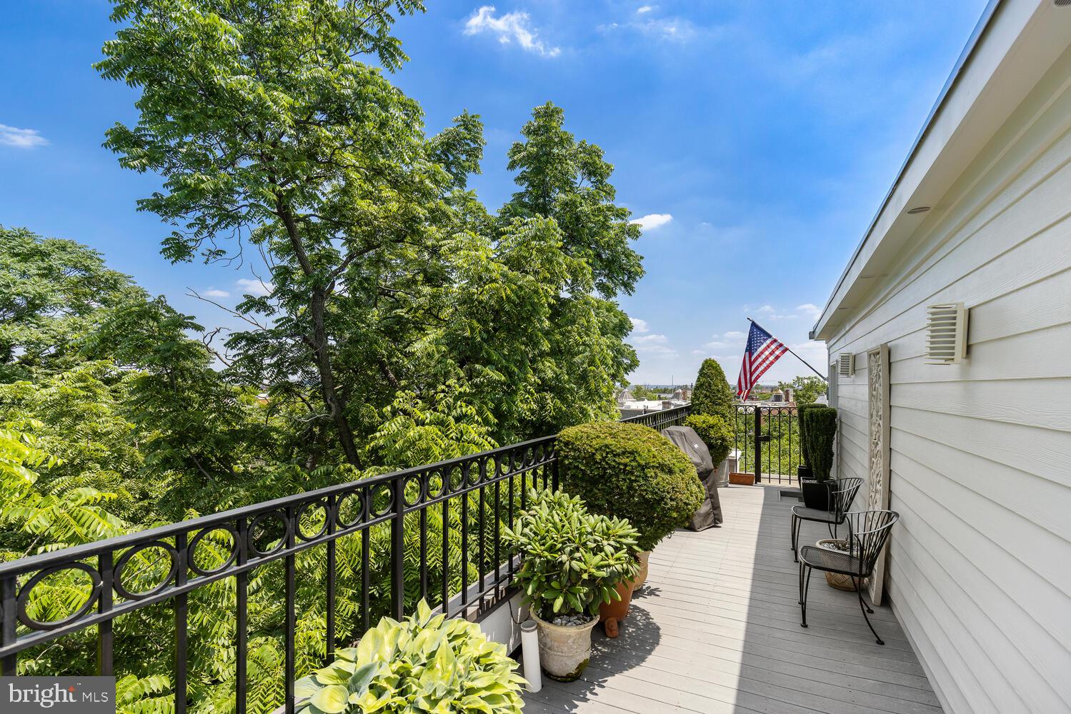 1328 Park Road Northwest, Unit D Washington, DC 20010 - Photo 3 of 53 Spacious private rooftop w Trex deck!