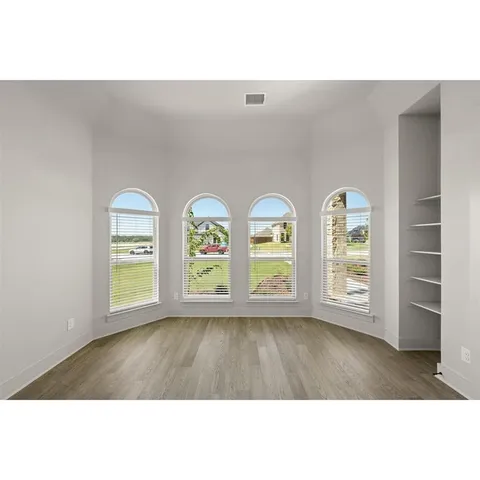 a view interior of a house and wooden floor