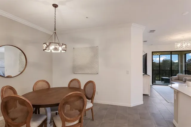 a view of a chair and deck