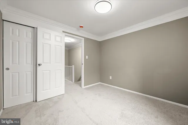 a view of an empty room