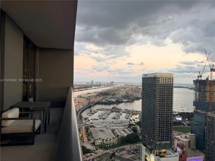 a view of a terrace with furniture