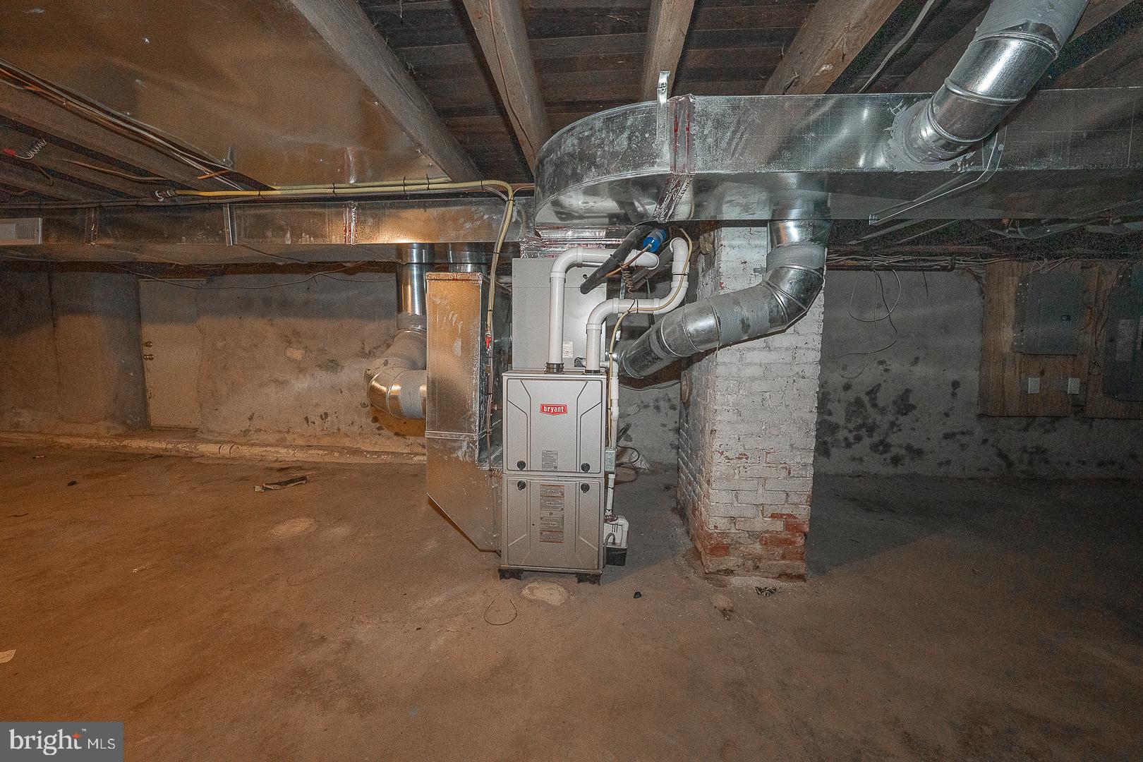 216 Ridley Avenue Sharon Hill, PA 19079 - Photo 26 of 29 Spacious basement with HVAC system.