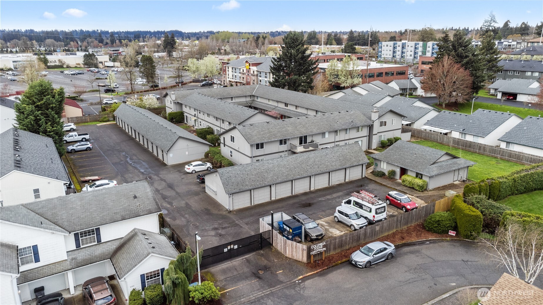 5304 Northeast 84th Loop, Unit 16 Vancouver, WA 98662 - Photo 21 of 22 an aerial view of a house with a parking space