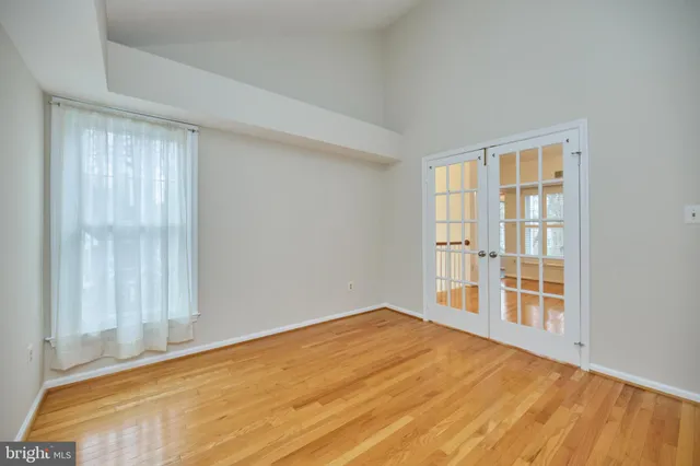 a view of an empty room