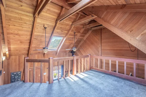 a view of a roof deck
