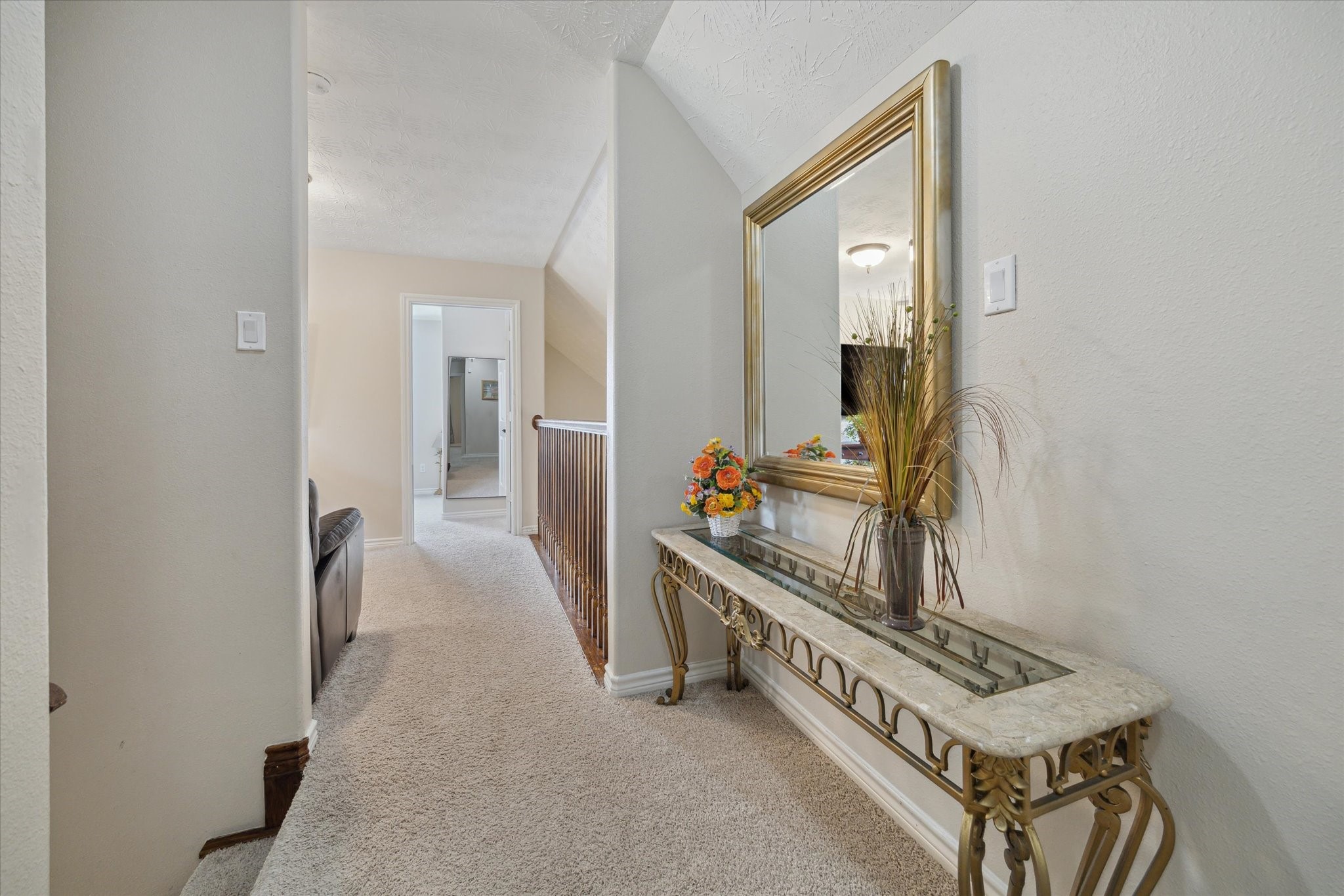 19215 Veterans Road Magnolia, TX 77355 - Photo 24 of 50 a view of hallway with a mirror and a window