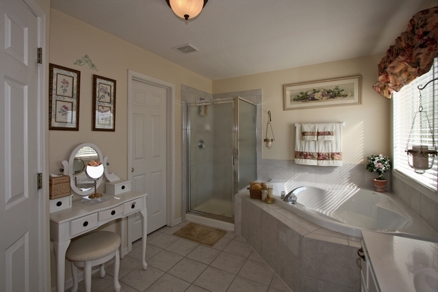 1560 Southgate Road Bartlett, IL 60103 - Photo 17 of 25 a bathroom with a tub sink and mirror