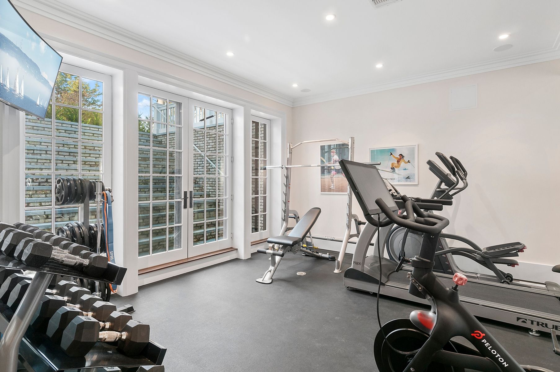 107 Wickapogue Road Southampton, NY 11968 - Photo 15 of 18 a view of a room with gym equipment