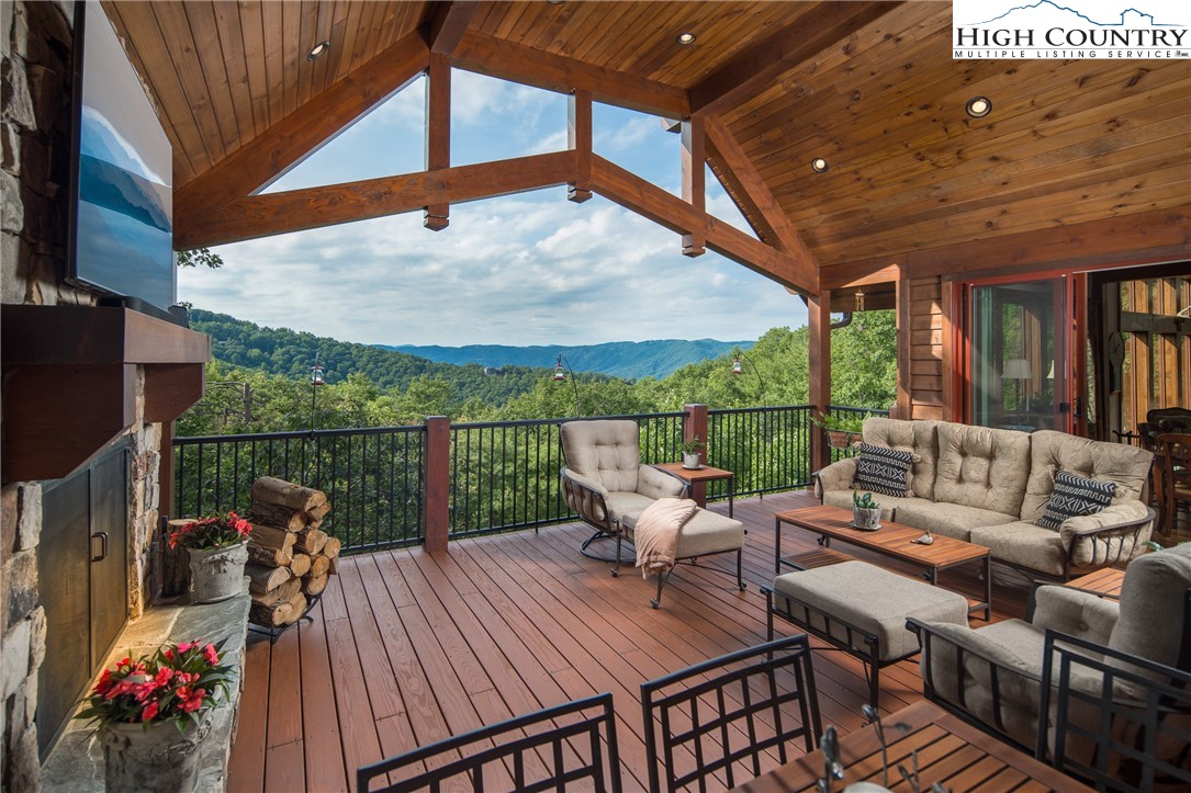 113 Pepperroot Road Boone, NC 28607 - Photo 11 of 50 a outdoor view with a sitting space