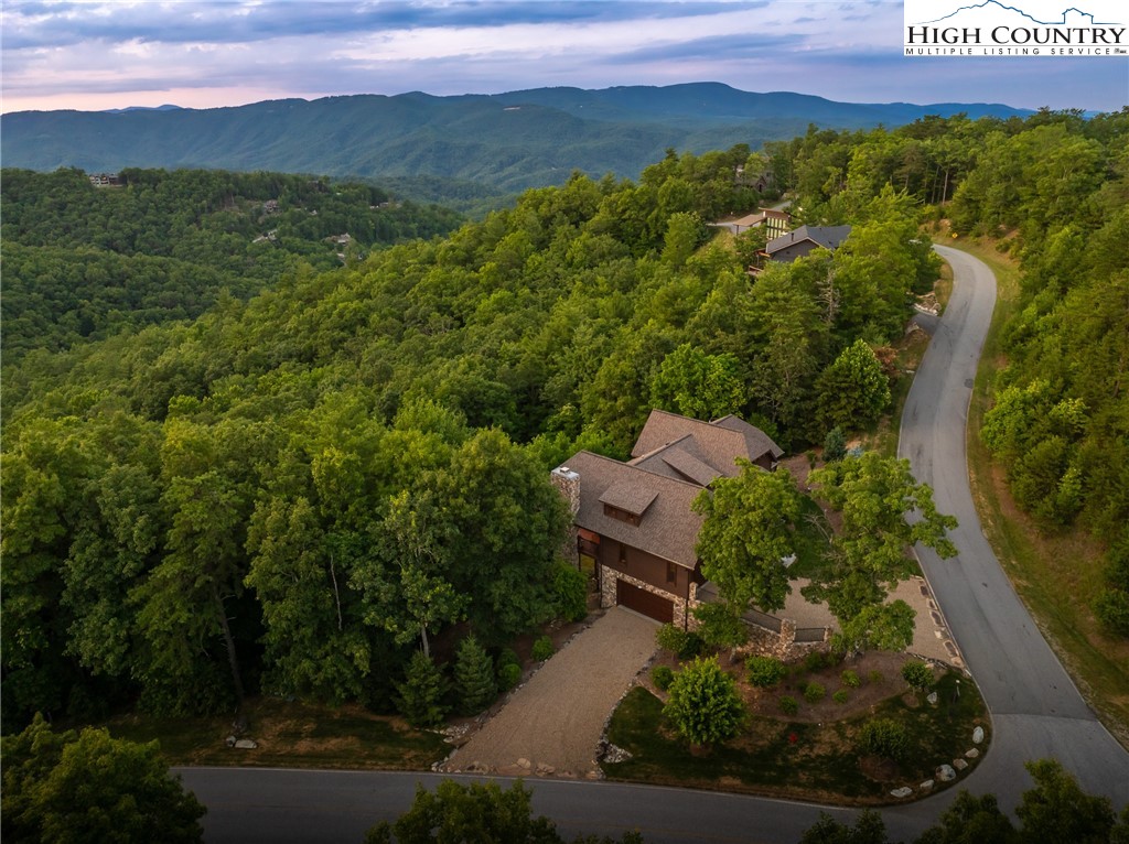 113 Pepperroot Road Boone, NC 28607 - Photo 36 of 50 an aerial view of residential houses with outdoor space and trees