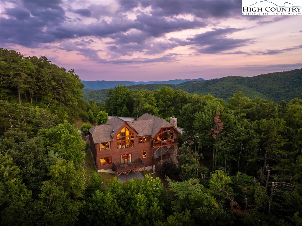 113 Pepperroot Road Boone, NC 28607 - Photo 37 of 50 an aerial view of a house with a garden