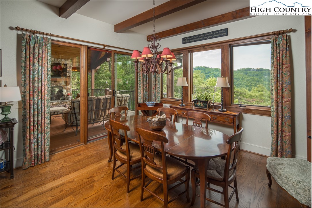 113 Pepperroot Road Boone, NC 28607 - Photo 8 of 50 a dining room with furniture window and outside view