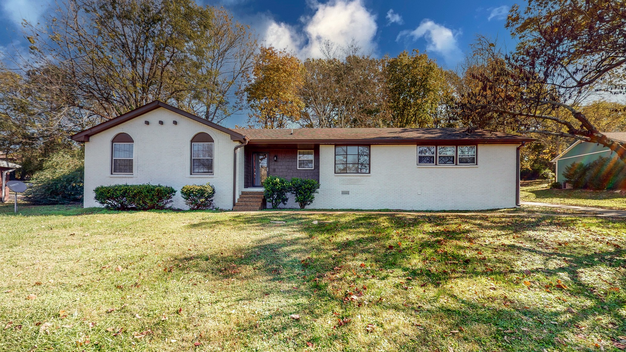 5514 Vanderbilt Road Old Hickory, TN 37138 - Photo 1 of 32 a front view of house with yard and trees in the background