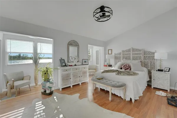 a very nice looking room with a large window