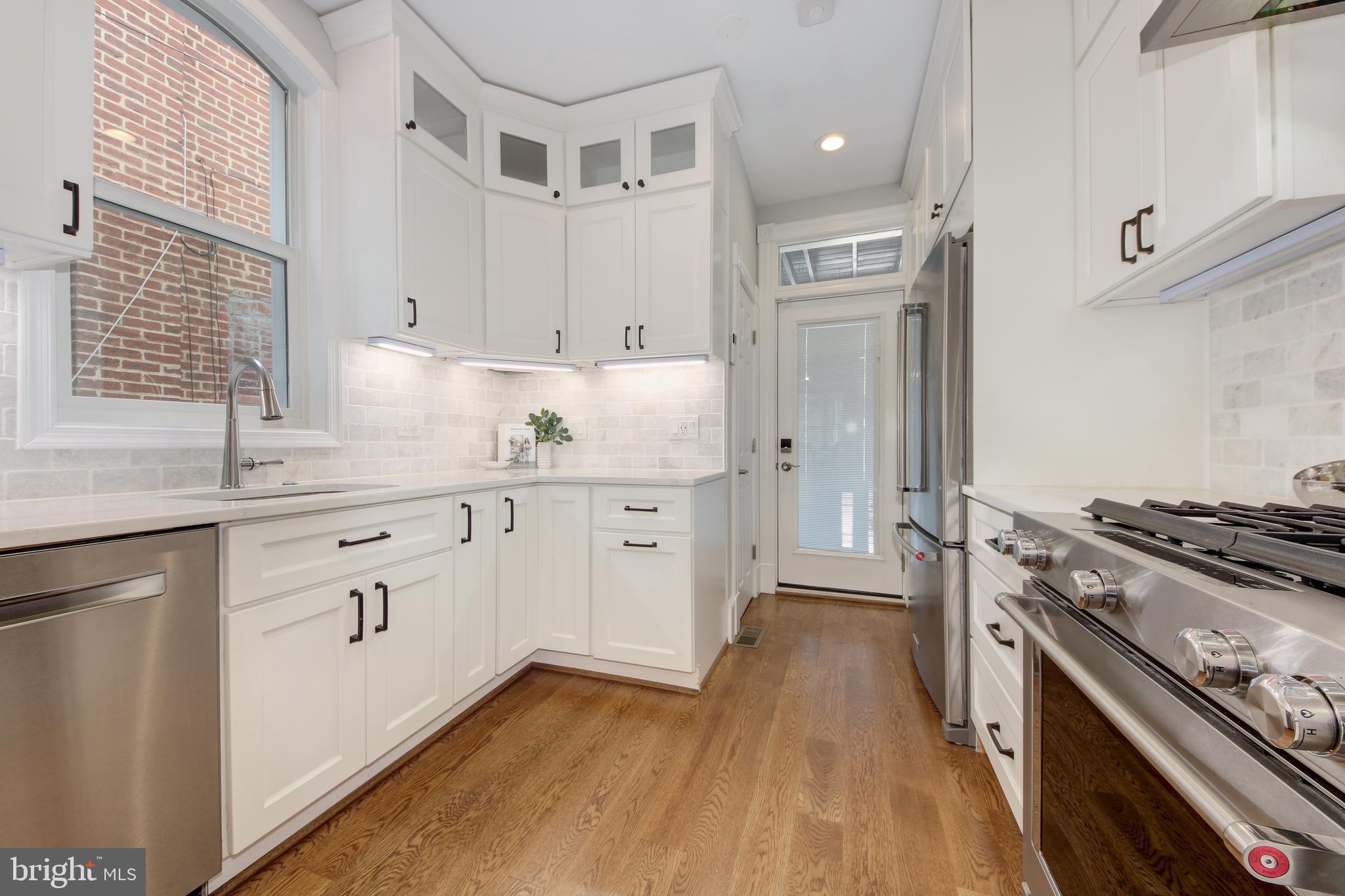 644 5th Street Northeast Washington, DC 20002 - Photo 11 of 51 Remodeled kitchen with stainless-steel appliances