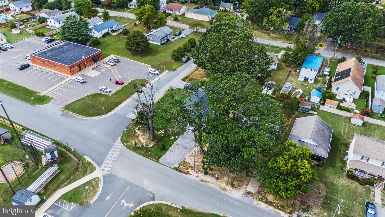 121 1st Street Colonial Beach, VA 22443 - Photo 44 of 46 an aerial view of residential house with outdoor space and street view
