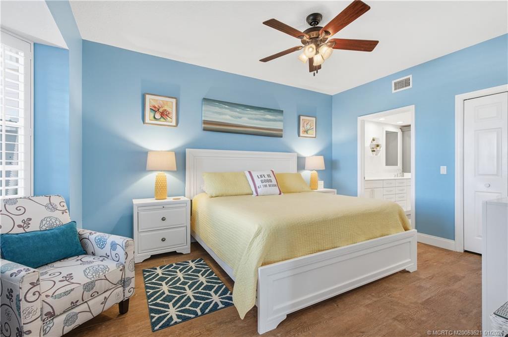 391 Northeast Plantation Road, Unit 215 Stuart, FL 34996 - Photo 15 of 40 Primary Bedroom