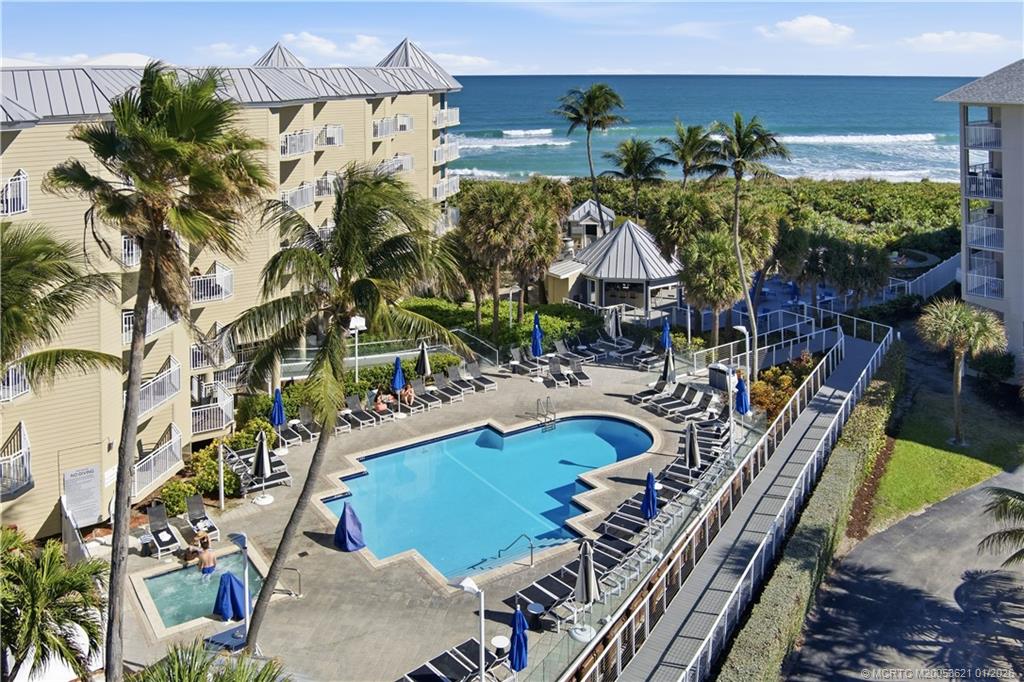 391 Northeast Plantation Road, Unit 215 Stuart, FL 34996 - Photo 40 of 40 Oceanfront Pool & Tiki Bar