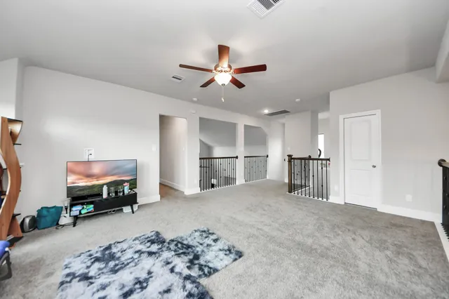 a very nice looking room with a large window