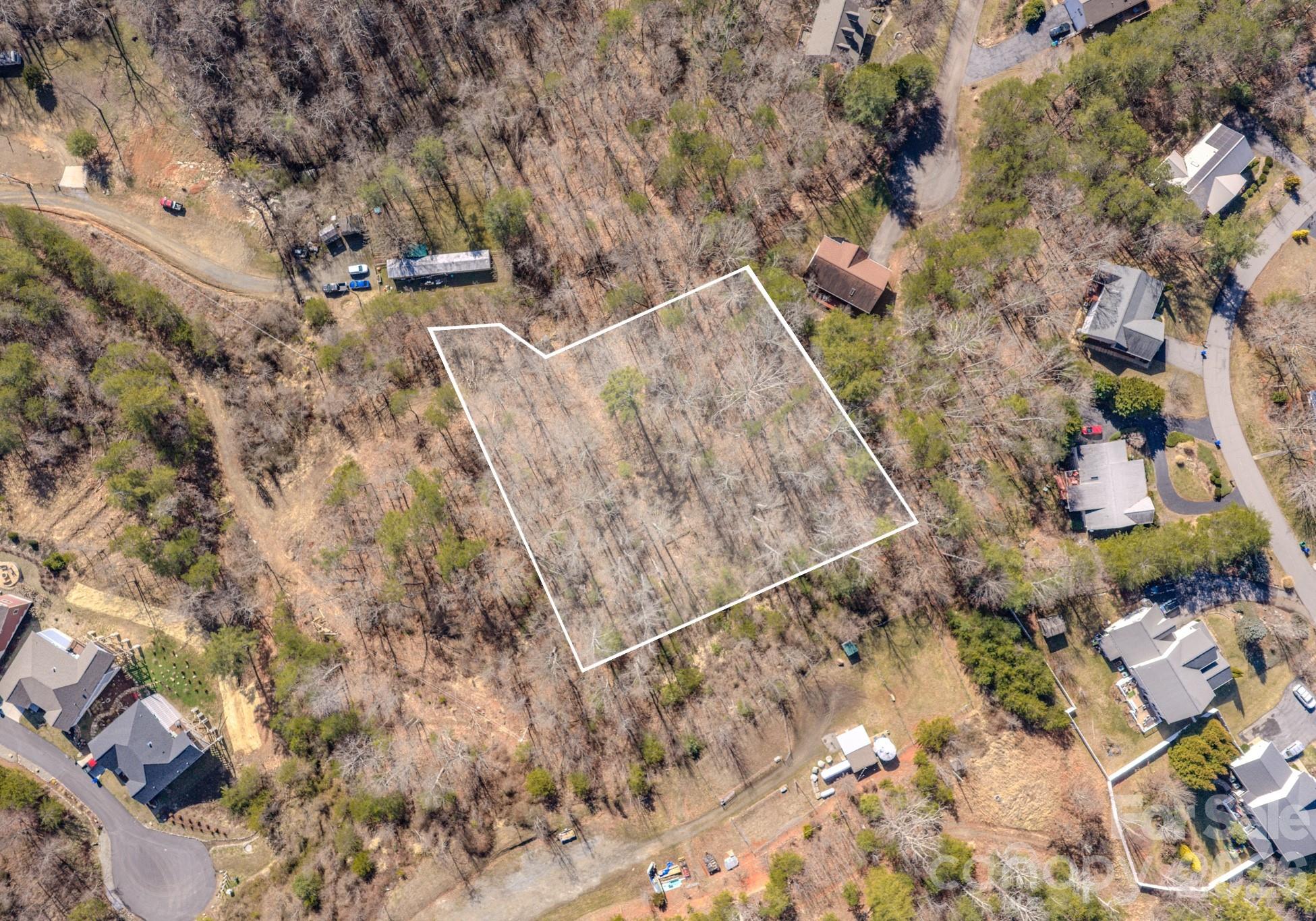 99999 Ralph Lunsford Road, Unit LOT 2 Weaverville, NC 28787 - Photo 1 of 13 an aerial view of house with yard