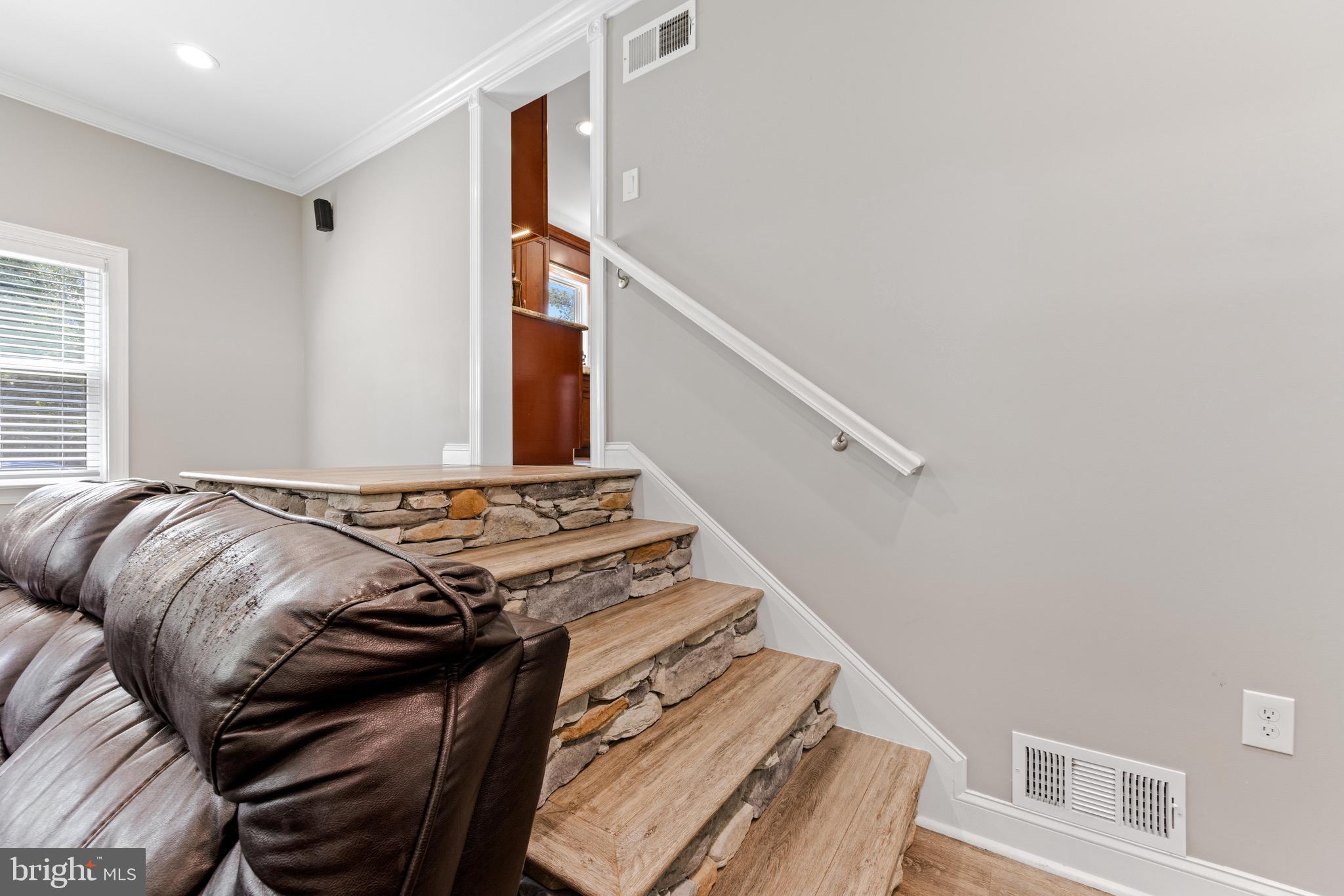 Steps leading to Kitchen