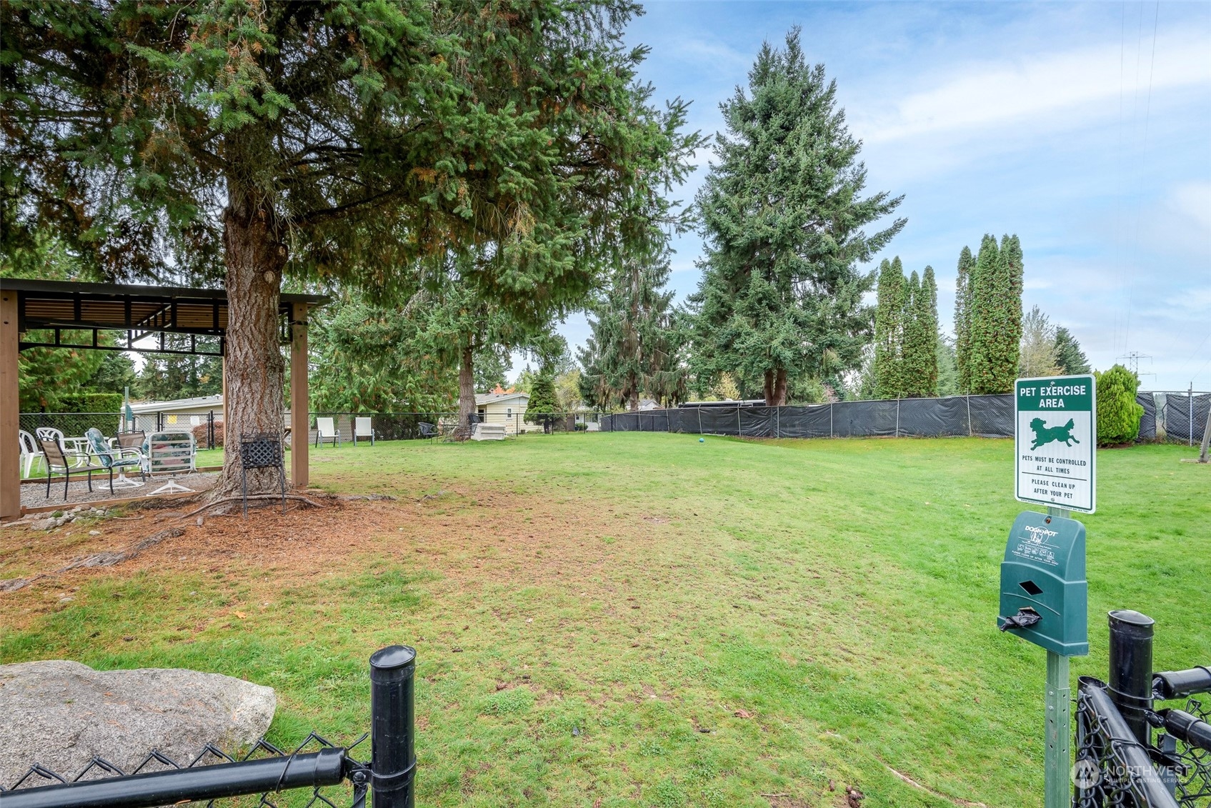 201 Union Avenue Southeast, Unit 99 Renton, WA 98059 - Photo 28 of 30 a view of a yard with basketball court
