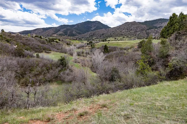 a view of a lake with a mountain