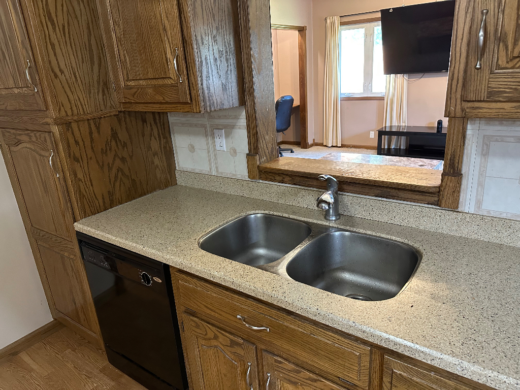 204 Rayjon Drive Oreana, IL 62554 - Photo 14 of 25 a view kitchen with granite countertop a sink and a window