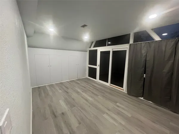 a view of an empty room
