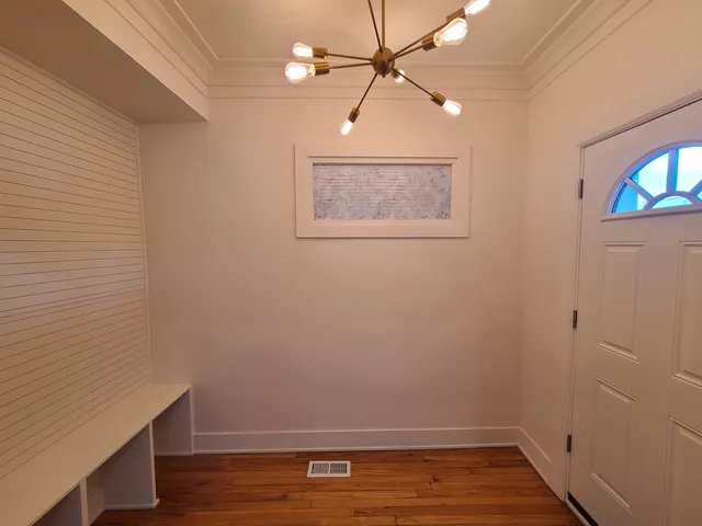 wooden floor in an empty room