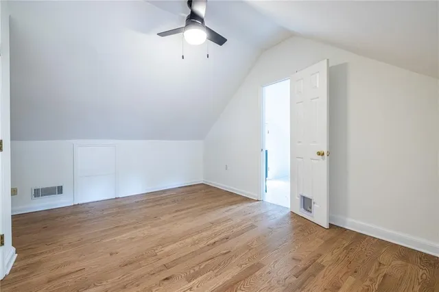 wooden floor in an empty room