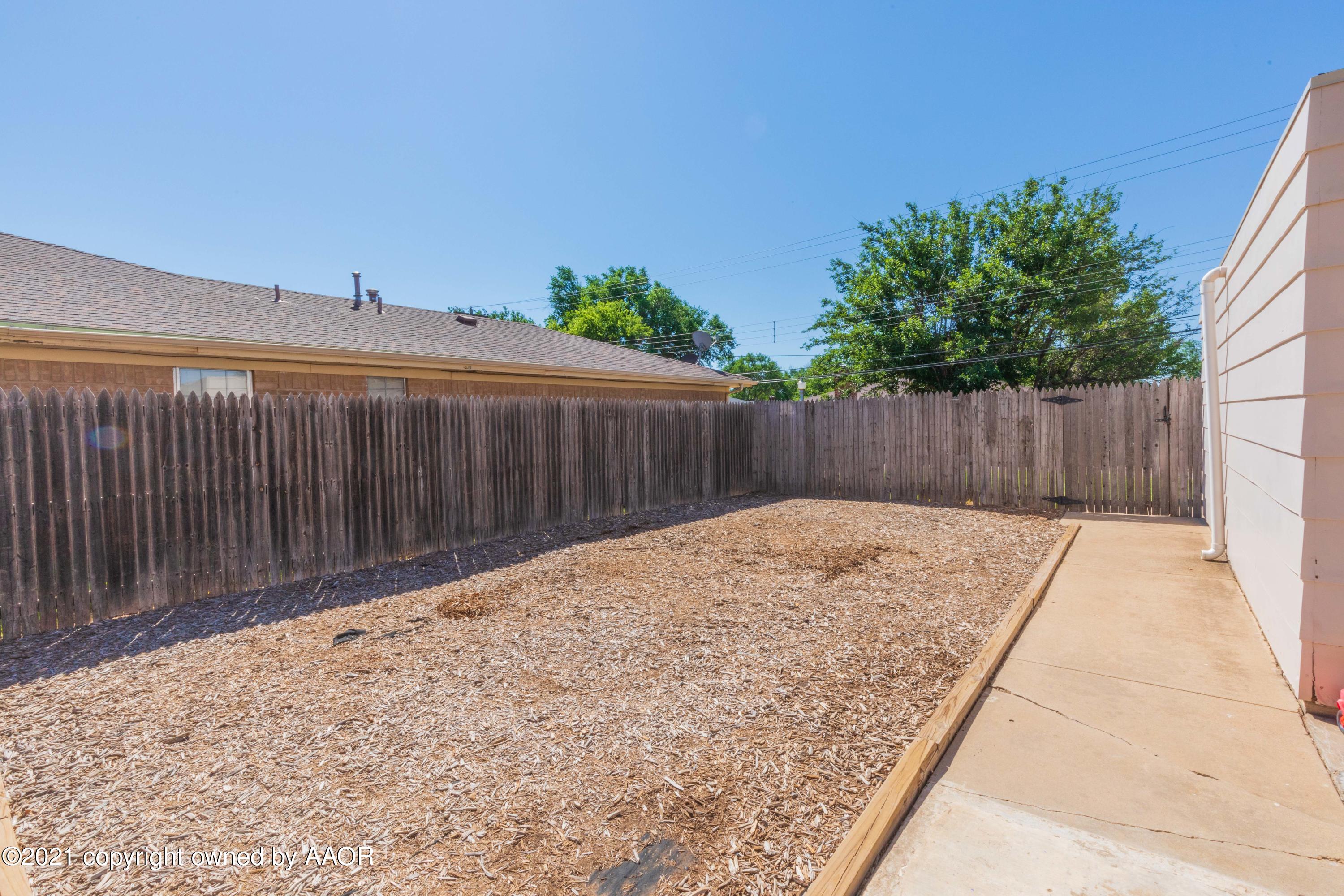 6127 Belpree Road Amarillo, TX 79106 - Photo 16 of 63 6127 BACKYARD