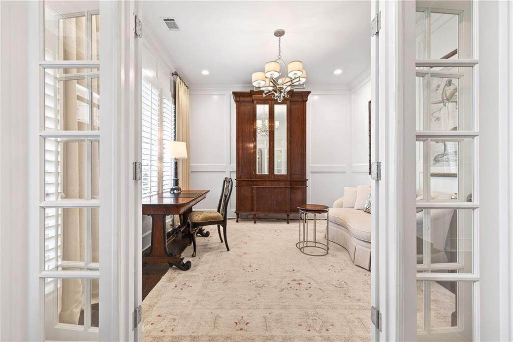 4774 Wieuca Road Northeast Atlanta, GA 30342 - Photo 10 of 52 a view of a dining room with furniture window and outside view