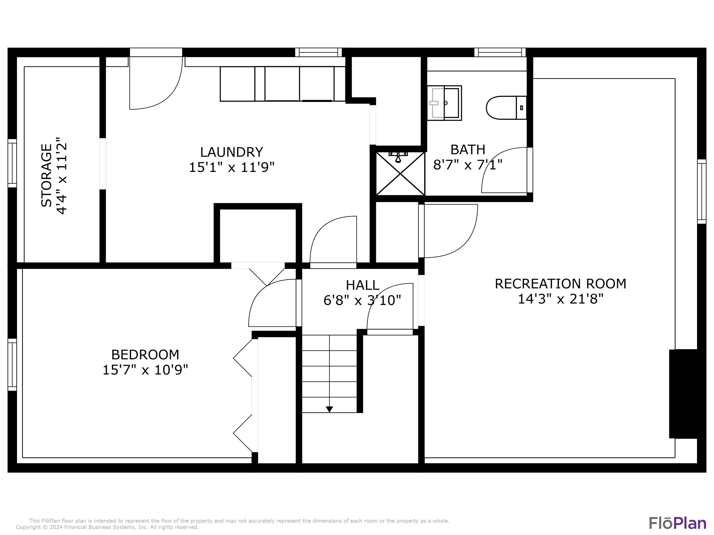 190 Bruce Hill Road Cumberland Center, ME 04021 - Photo 39 of 39 Lower Level Floor Plan