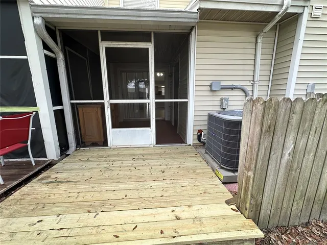 a view of front door