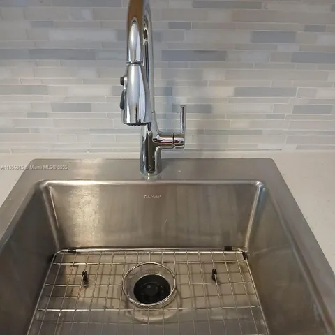 a close view of a sink