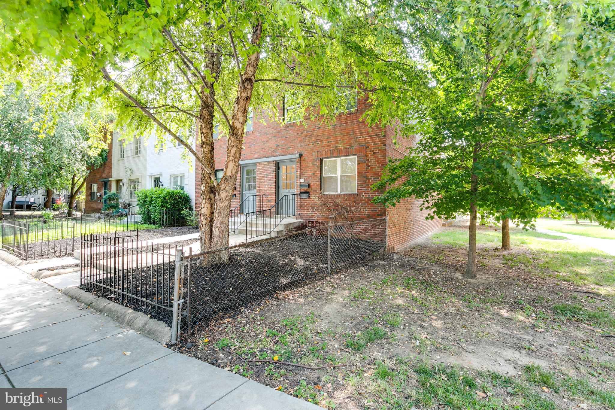 118 P Street Southwest Washington, DC 20024 - Photo 1 of 23 a house view with a backyard space