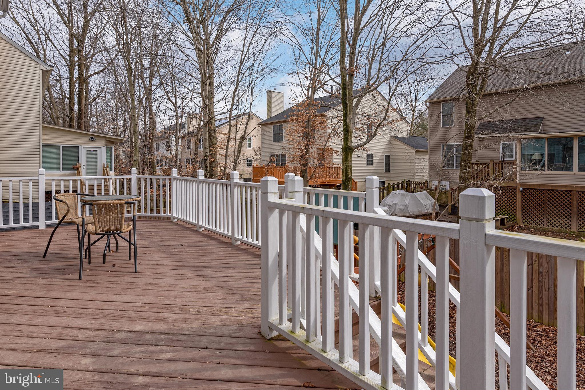 3040 Old Channel Road Laurel, MD 20724 - Photo 26 of 28 Large Deck with Fully Fenced Backyard