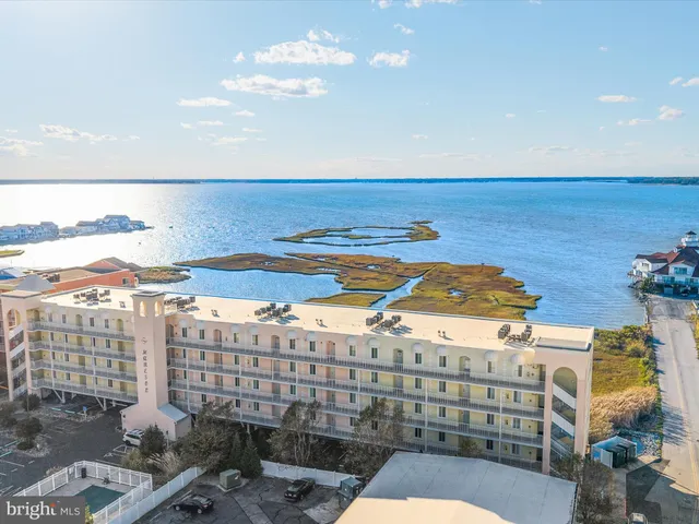 a view of a swimming pool and an ocean view